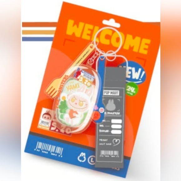 THE MONSTERS: Wacky Mart Labubu Puffer Keychain (LIMITED EDITION) - Picture 2 of 5